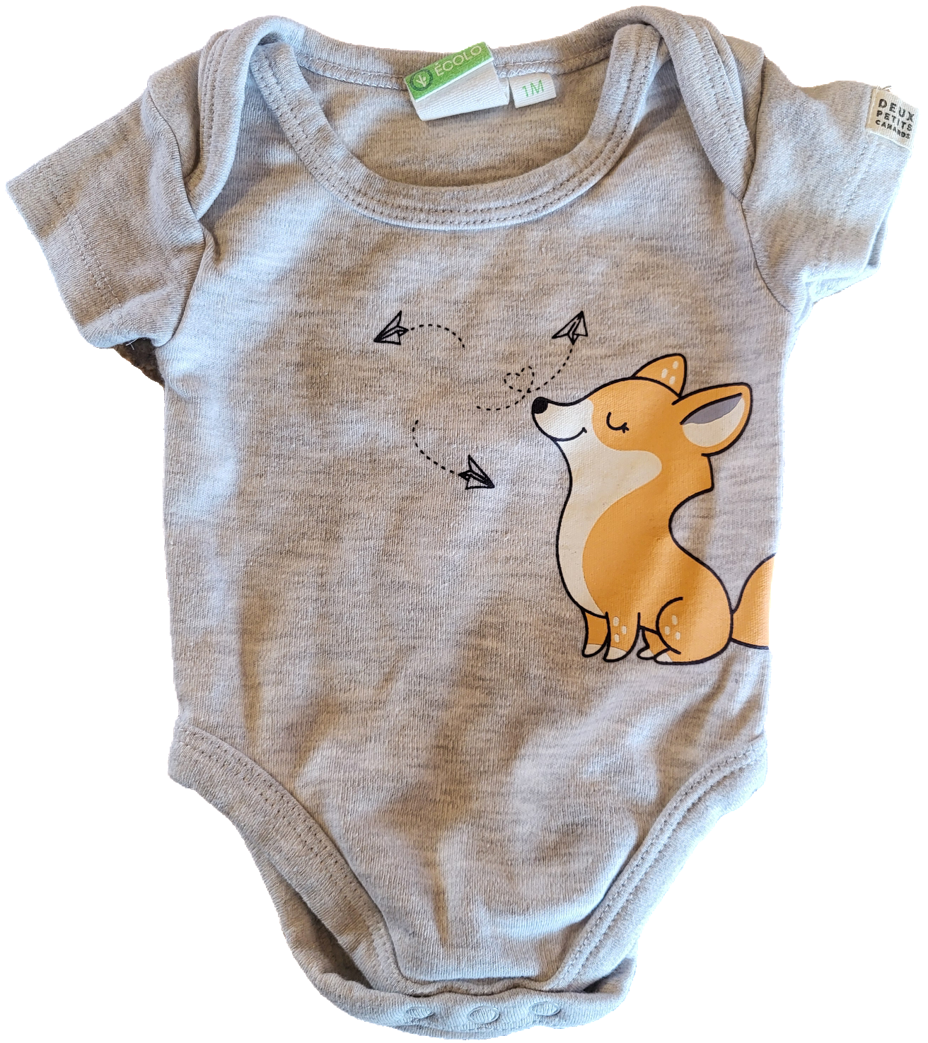 G/F - Cache-couche court renard - 1 mois - Neuf