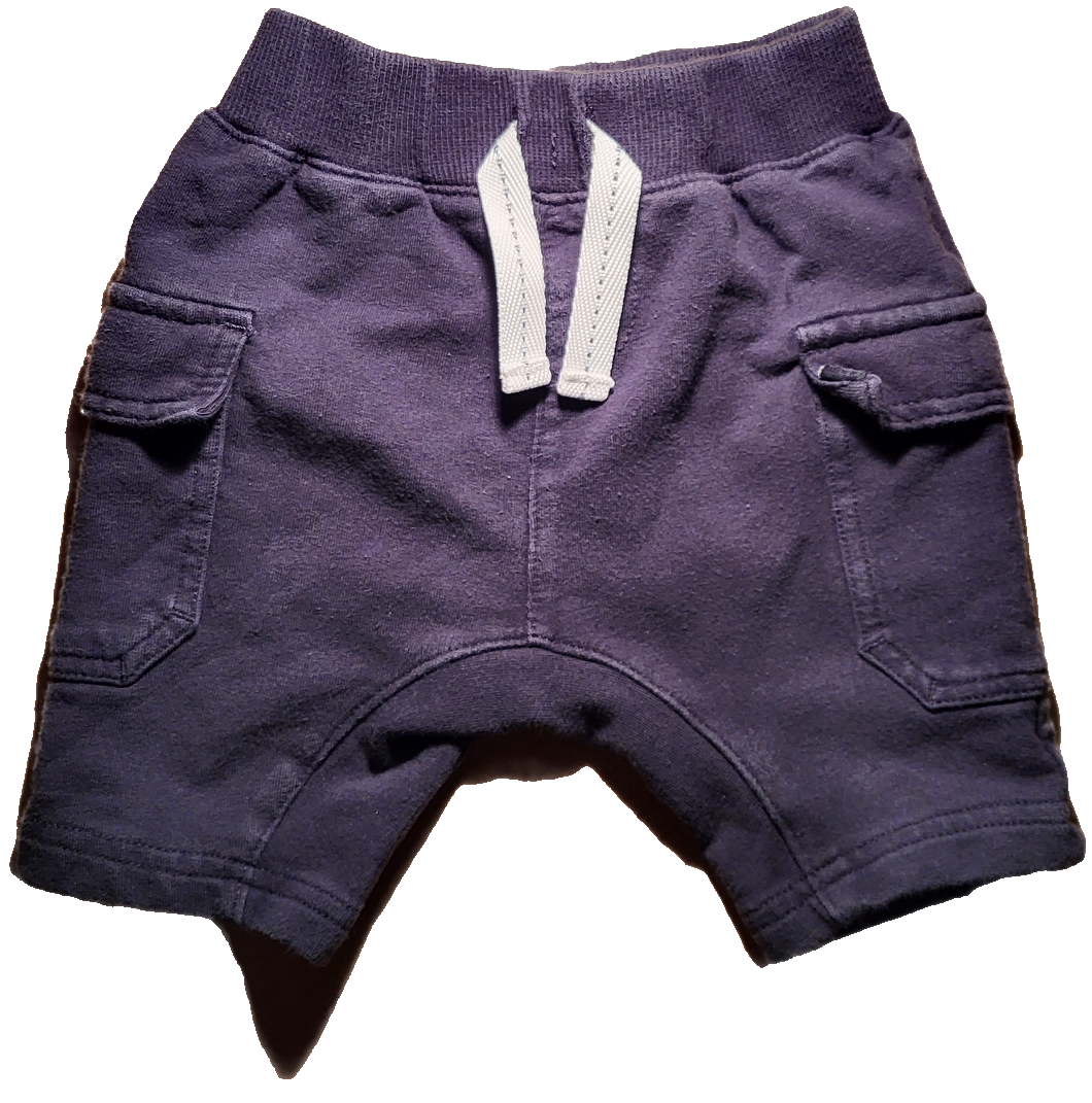 G- Short bleu marine - 3/6 mois