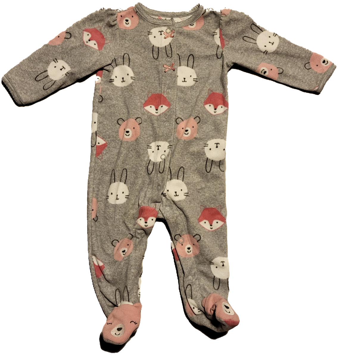 F - Pyjama lapin - 3/6 mois - Neuf