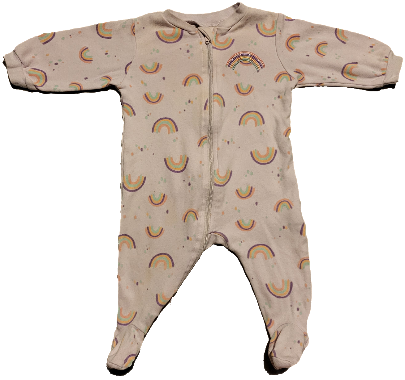 F - Pyjama arc-en-ciel - 3 mois