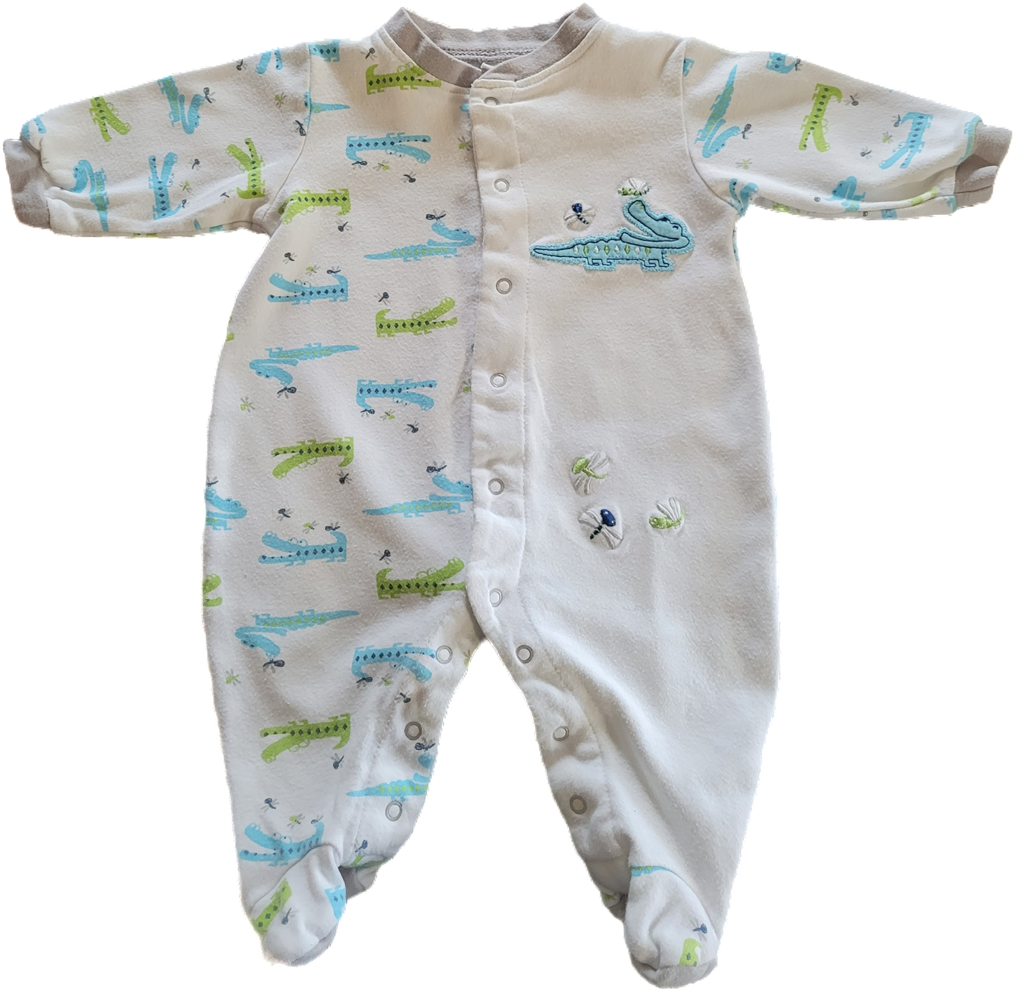 G/F - Pyjama crocodiles- 3 mois