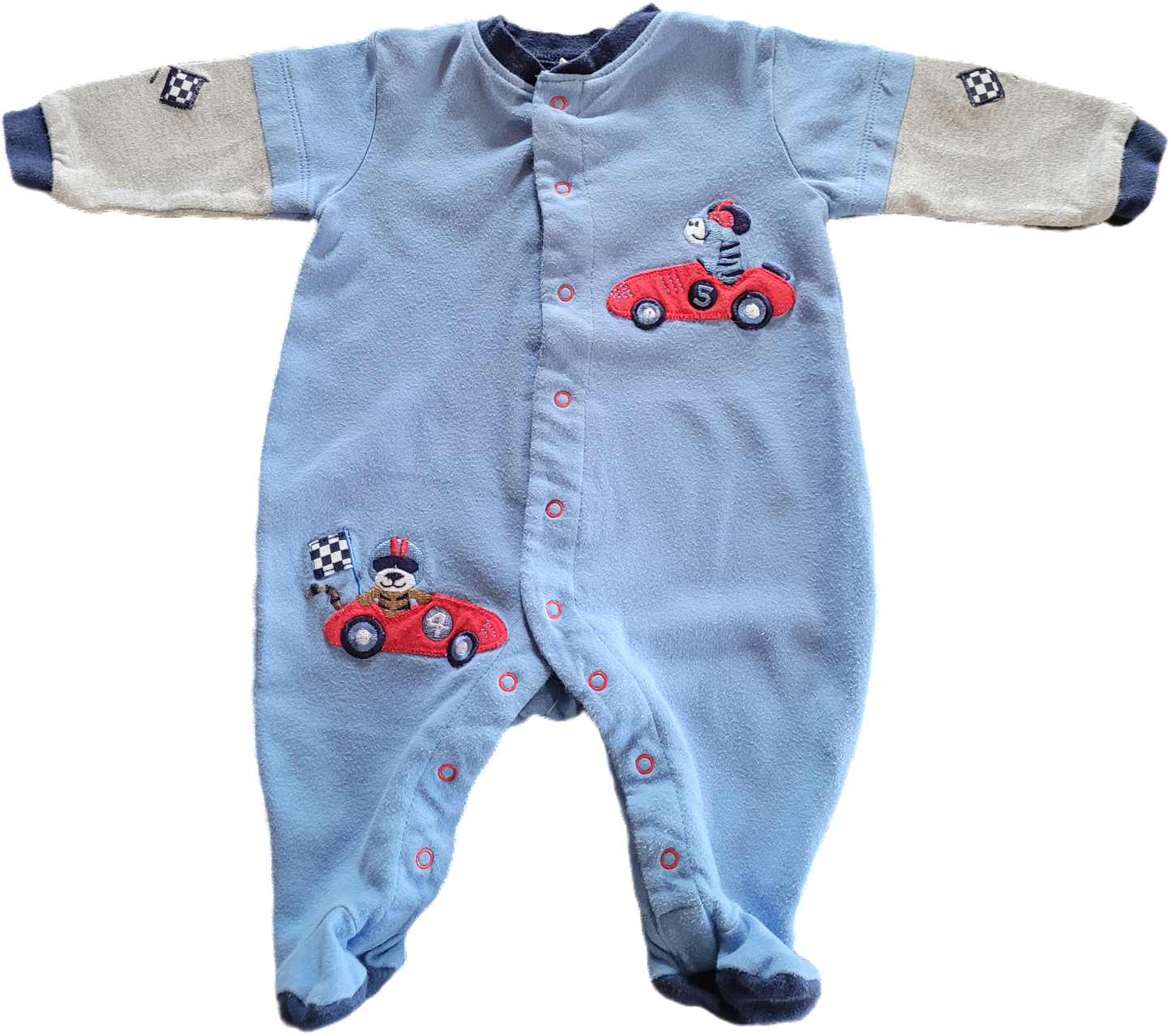 G- Pyjama auto de course - 3 mois