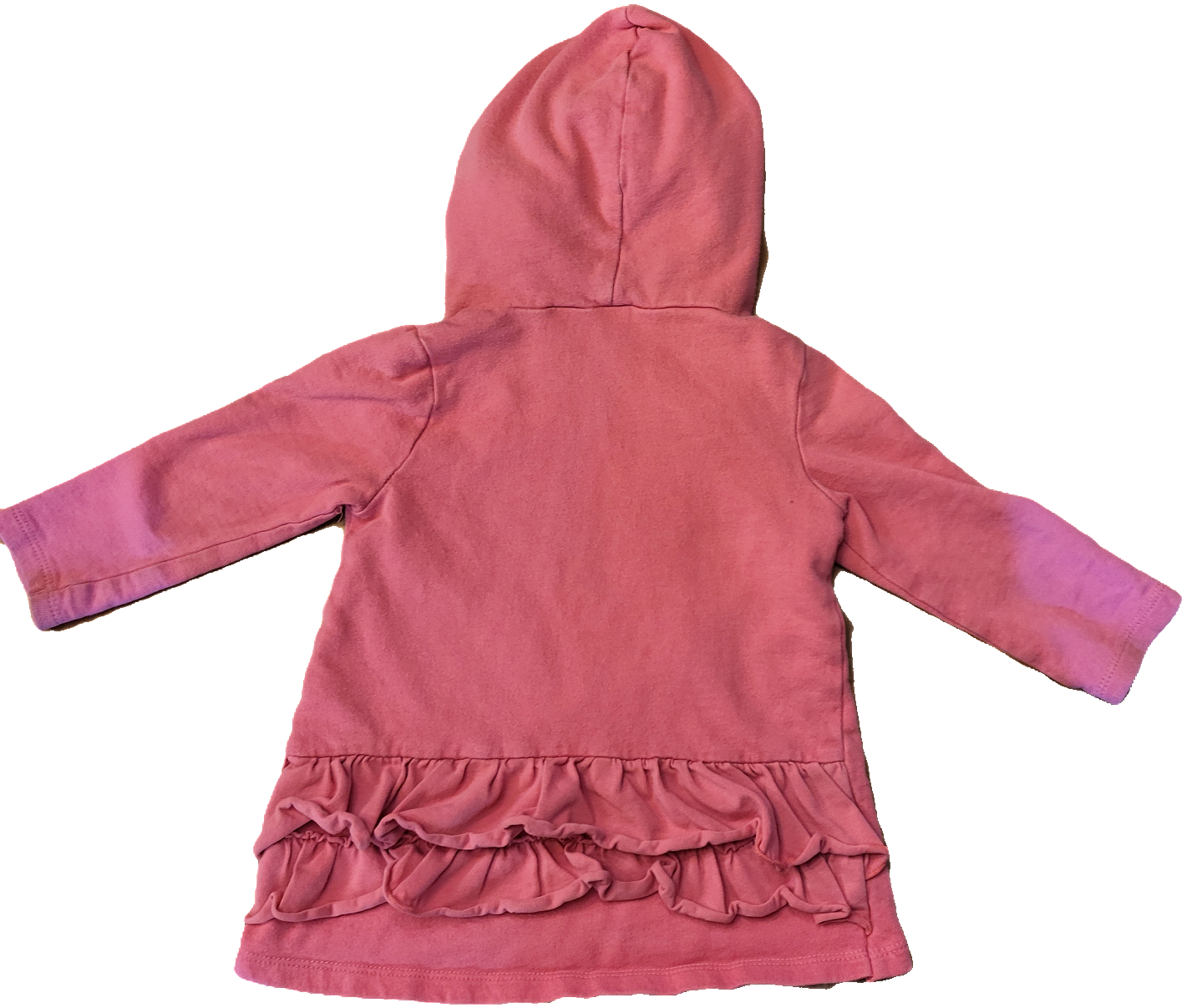 F - Chandail rose coeurs manches longues - 18 mois