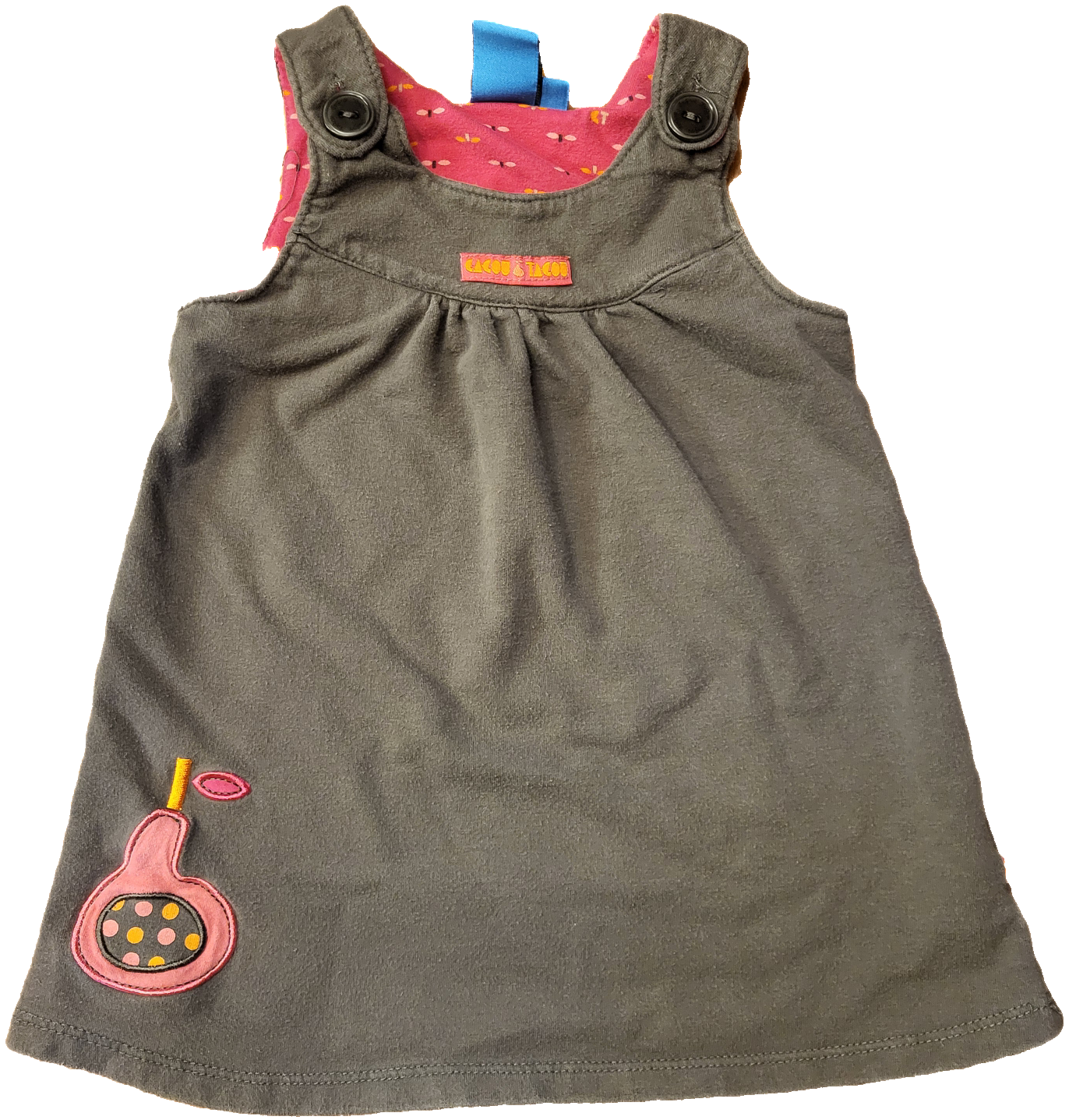 F - Robe grise - 18 mois