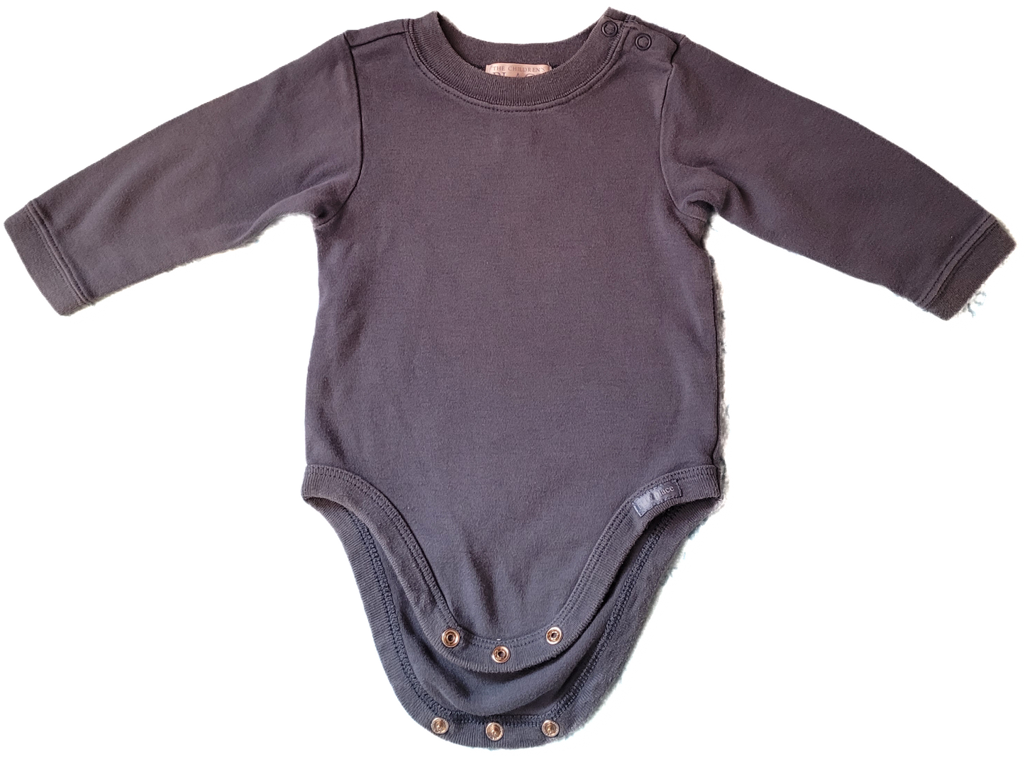 G - Cache-couche manches longues bleu - 6/9 mois