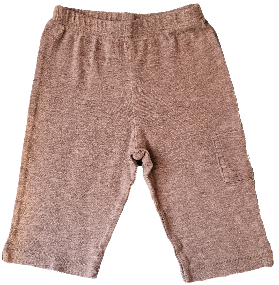 G / F - Pantalon gris - 3/6 mois