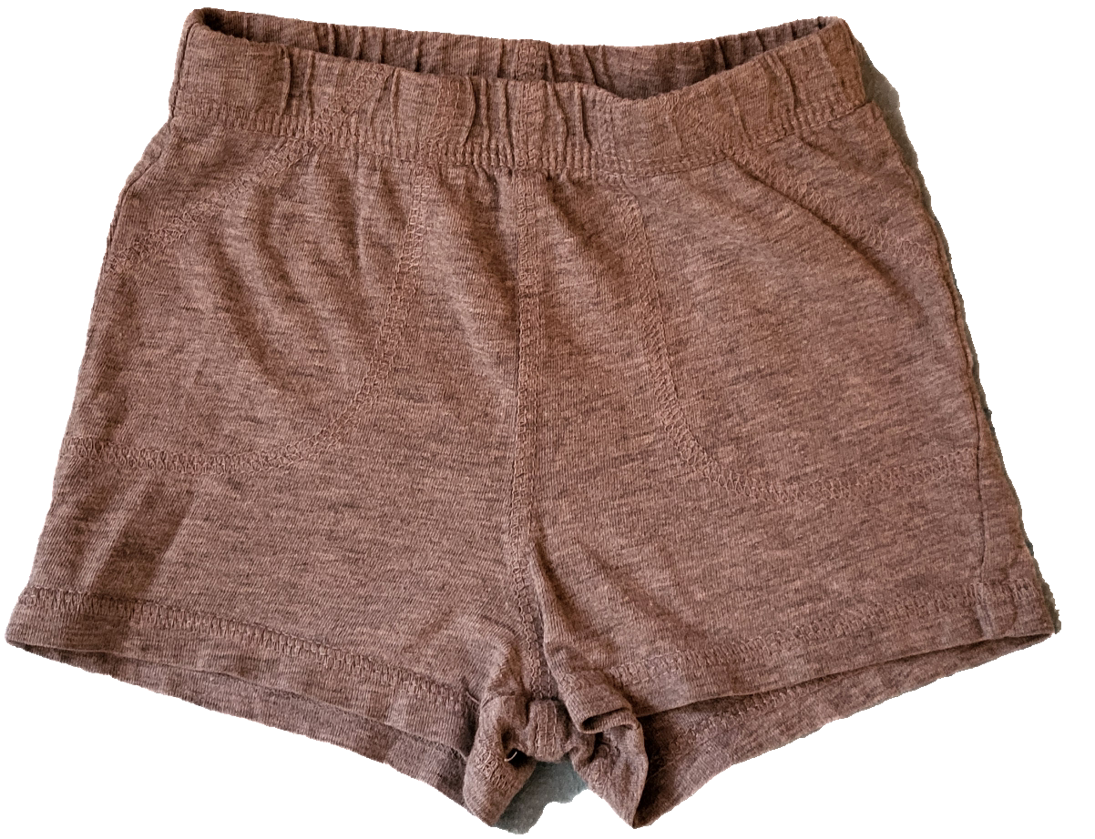 G/F - Short gris - 6-12 mois