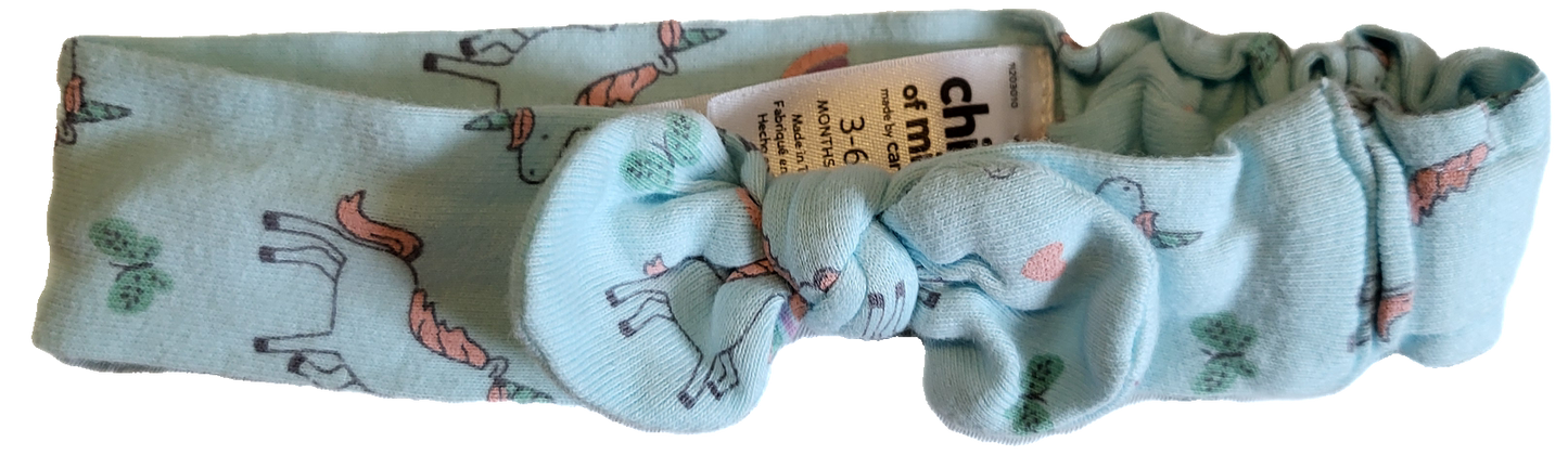 F - Bandeau élastique licorne - 3/6 mois