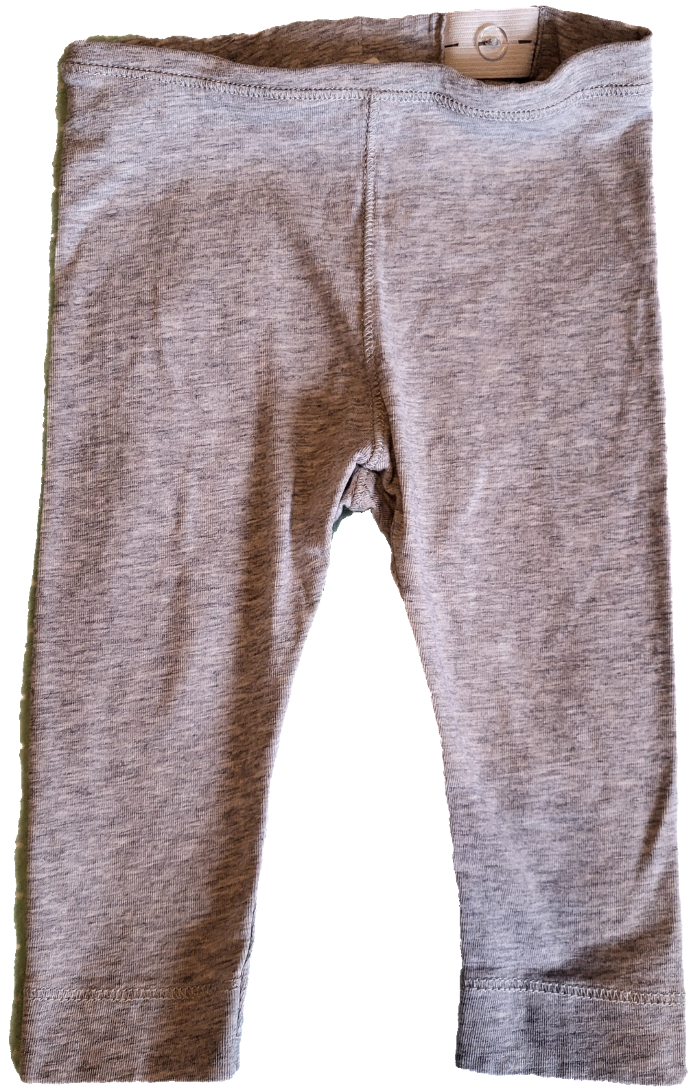F - Pantalon gris ajustable et élastique - 3/6 mois