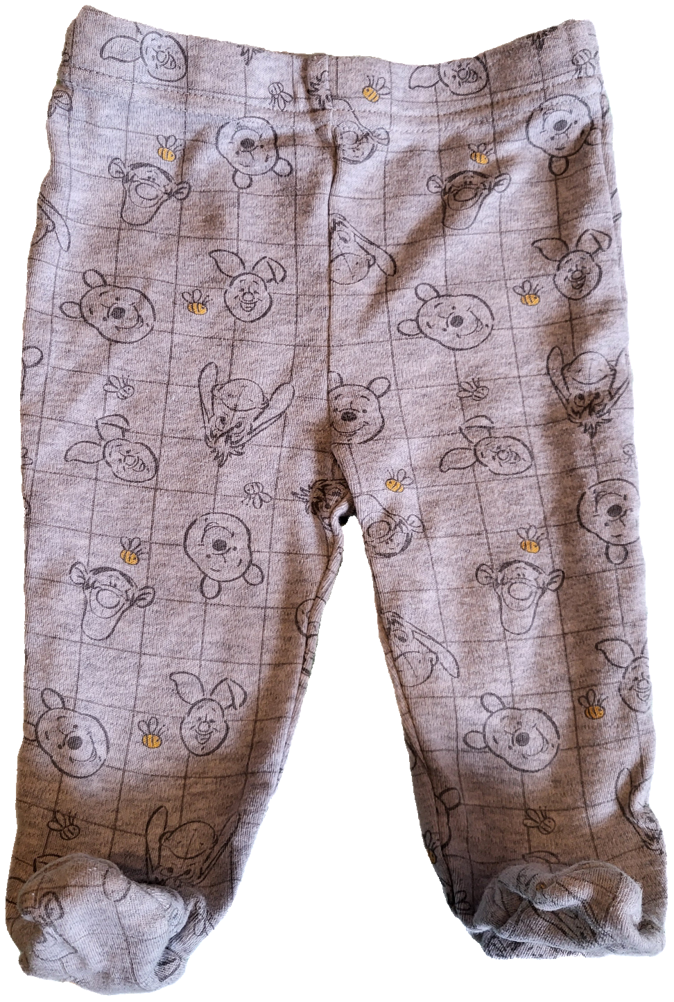 F - Pantalon gris Winnie - 3/6 mois