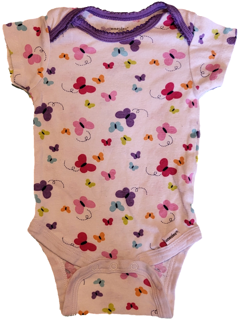 F - Cache-couche court papillon - 3/6 mois