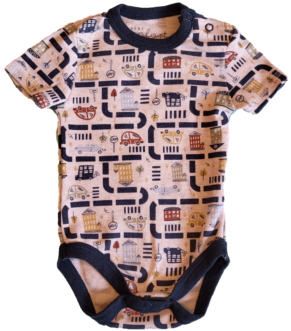 G - Cache-couche ville - 3 mois - Neuf