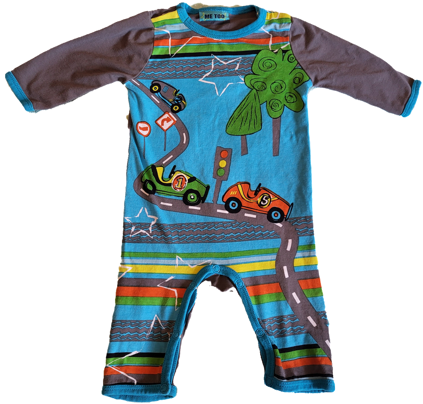 G - Ensemble voiture course - 0/3 mois