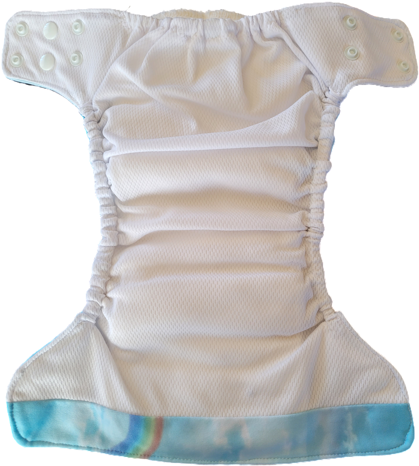 Couche lavable autruche arc-en-ciel