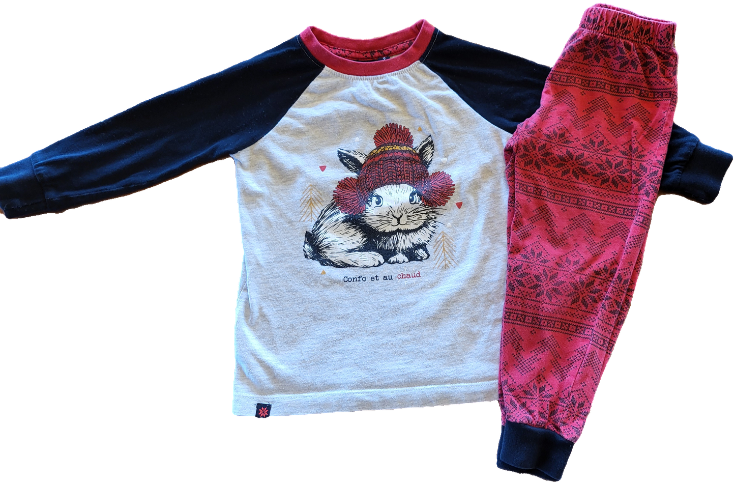 F - Pyjama lapin - 2 ans