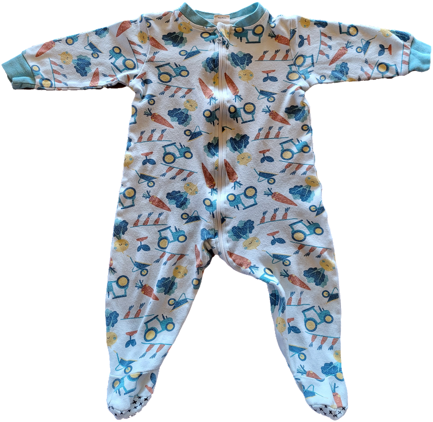 G/ F - Pyjama tracteurs - 12 mois