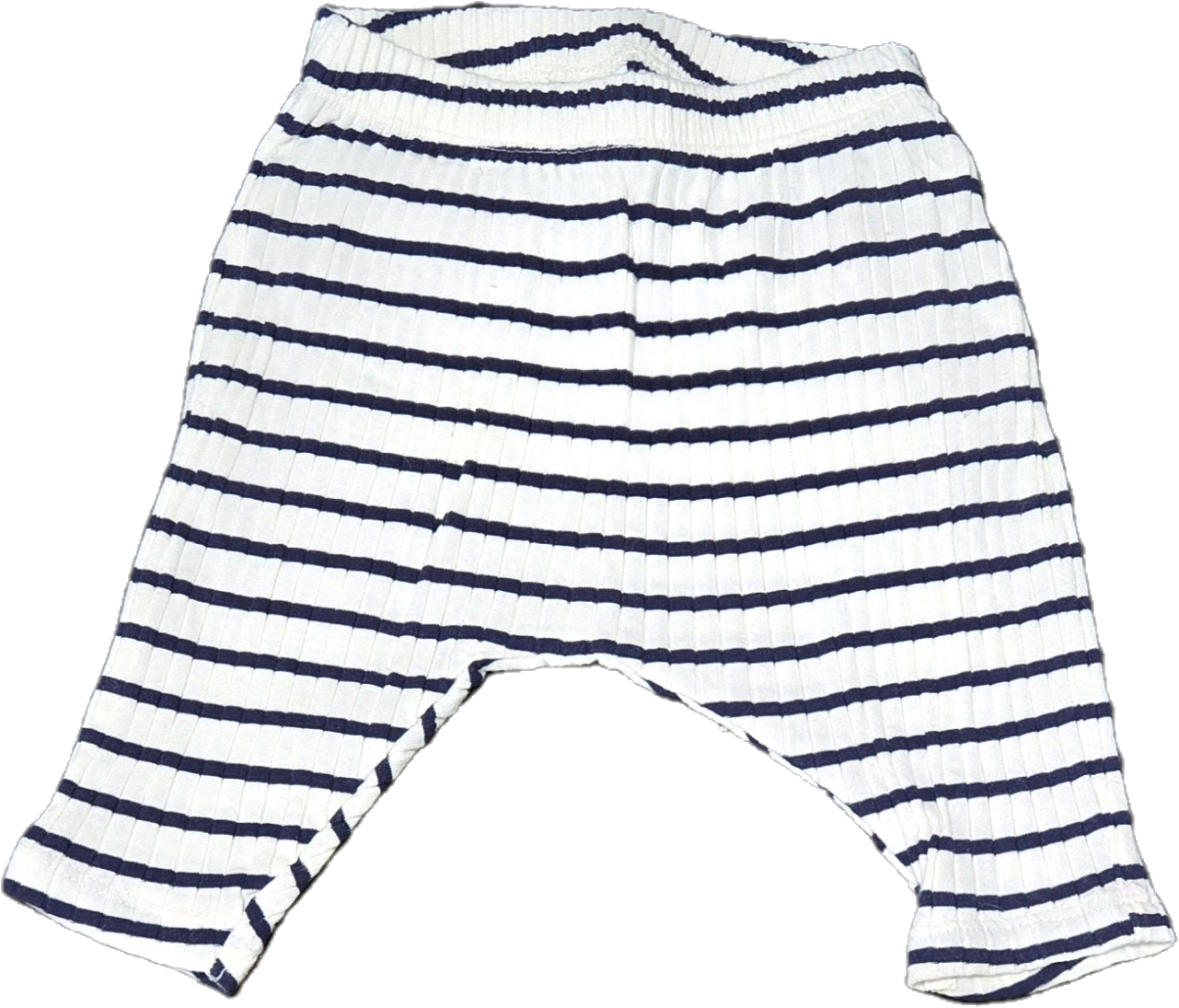 G / F - Pantalon rayé bleu marine - 3/6 mois - Neuf