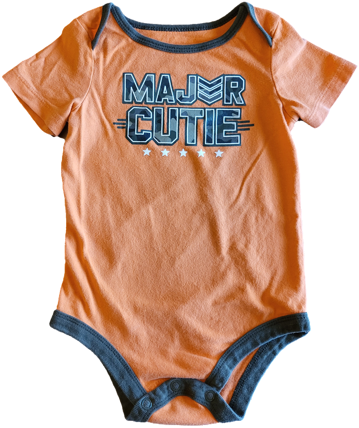 G - Cache-couche orange - 6/12 mois