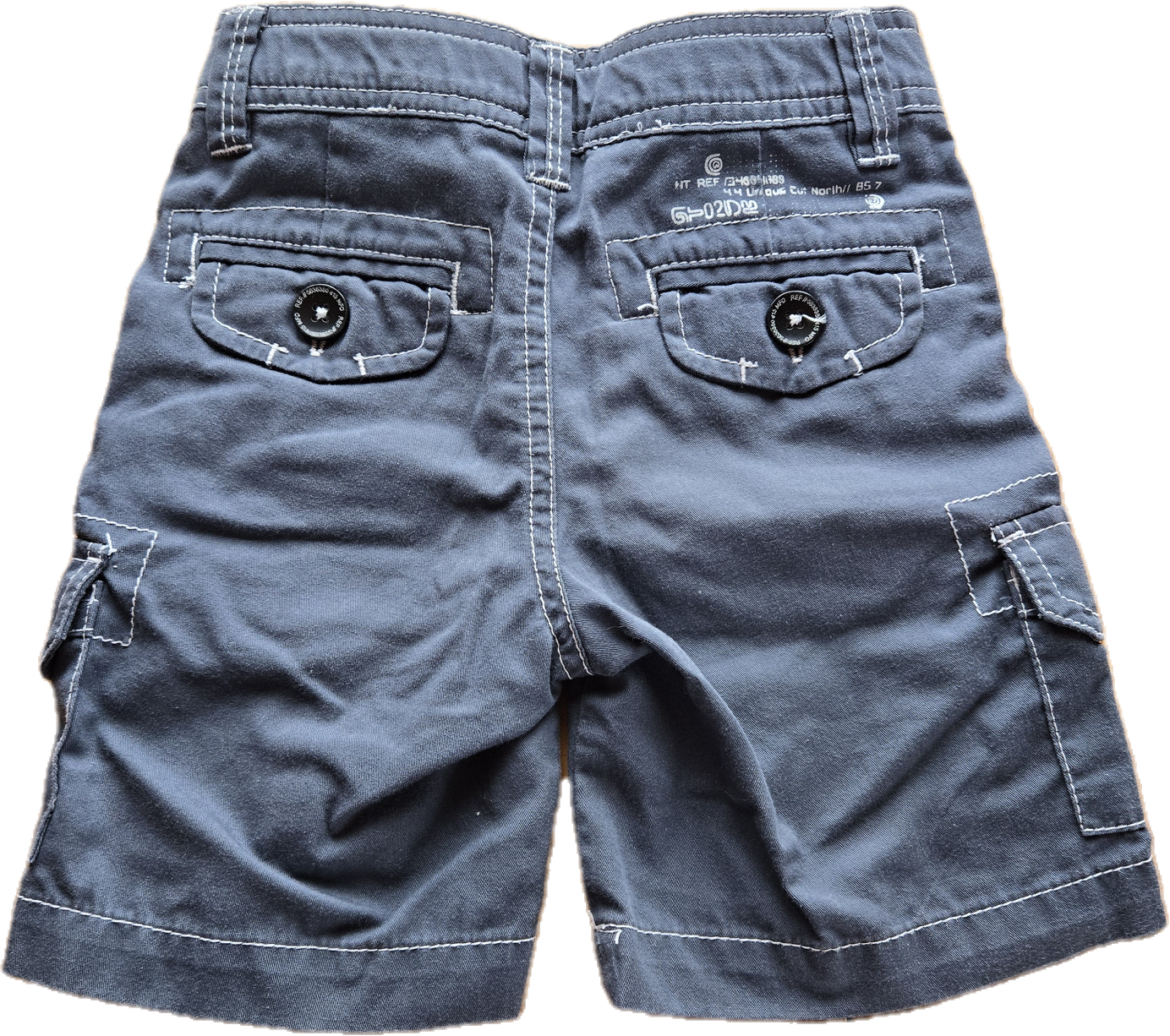 G - Short bleu gris - 18 mois - Neuf