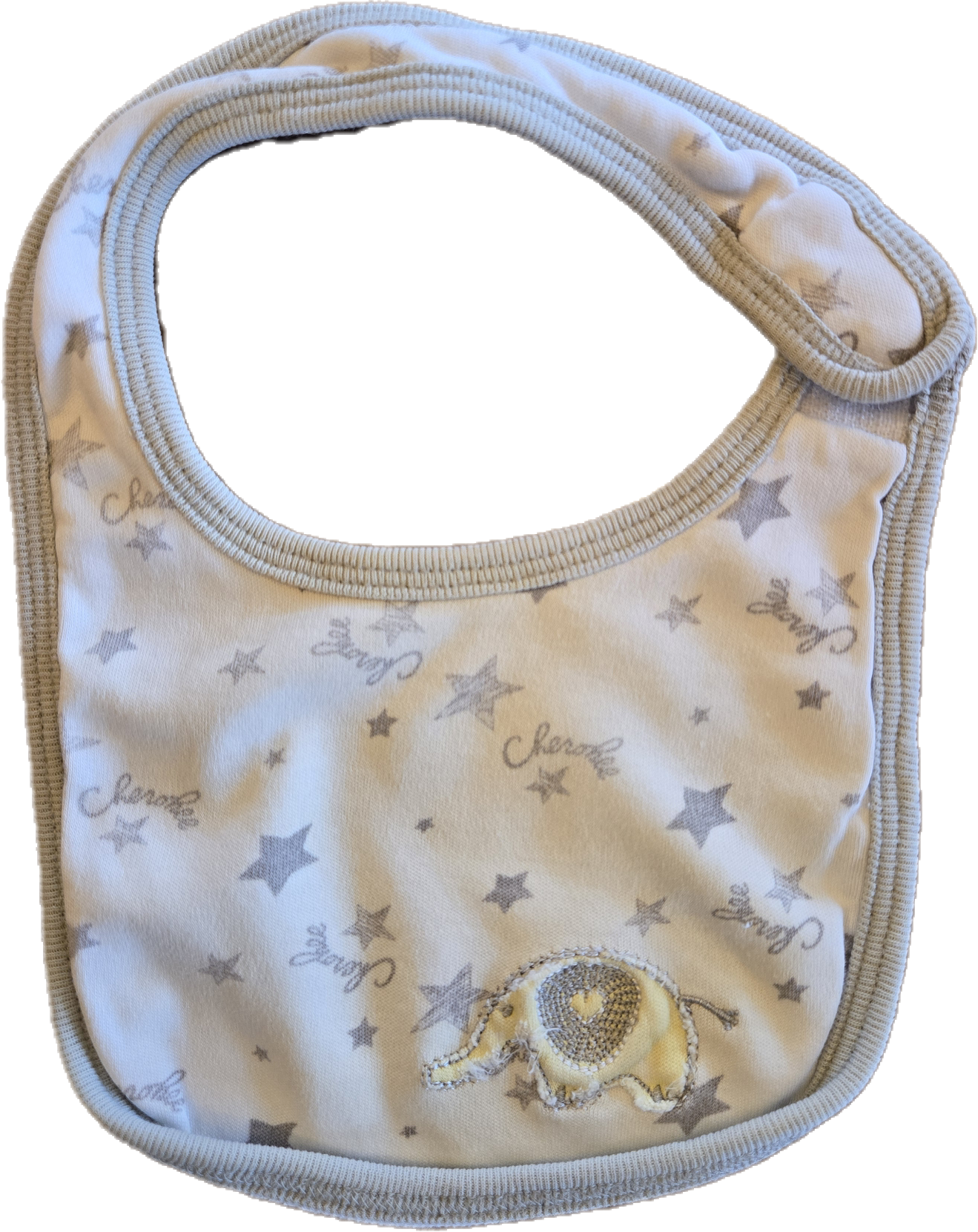 Bavoir éléphant- 6 mois