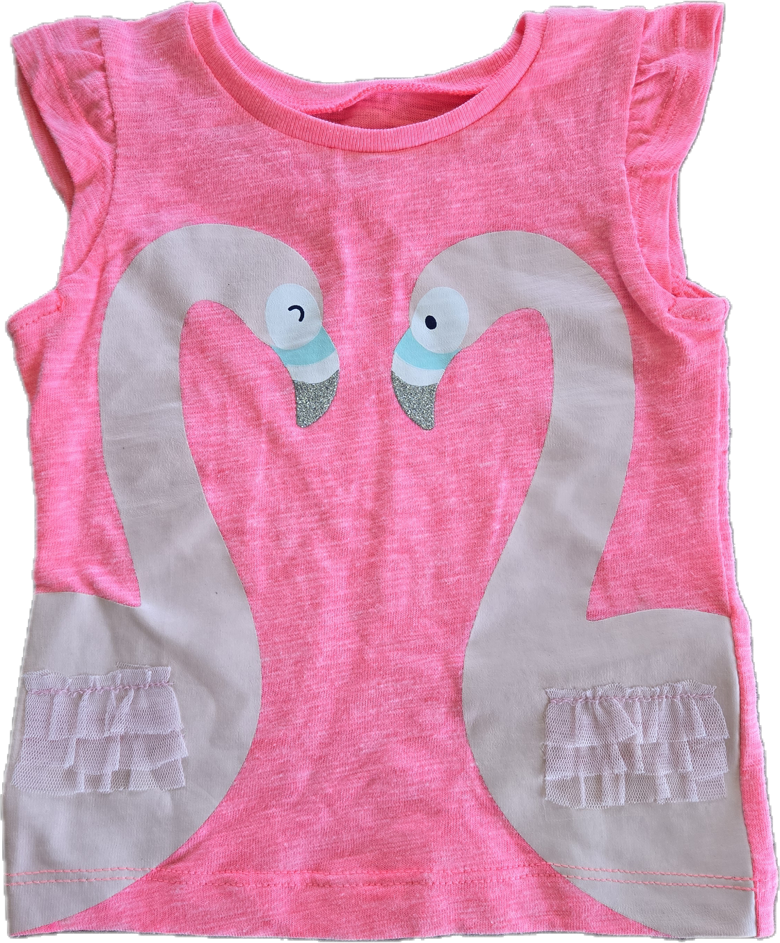 F - Camisole rose flamant - 9 mois