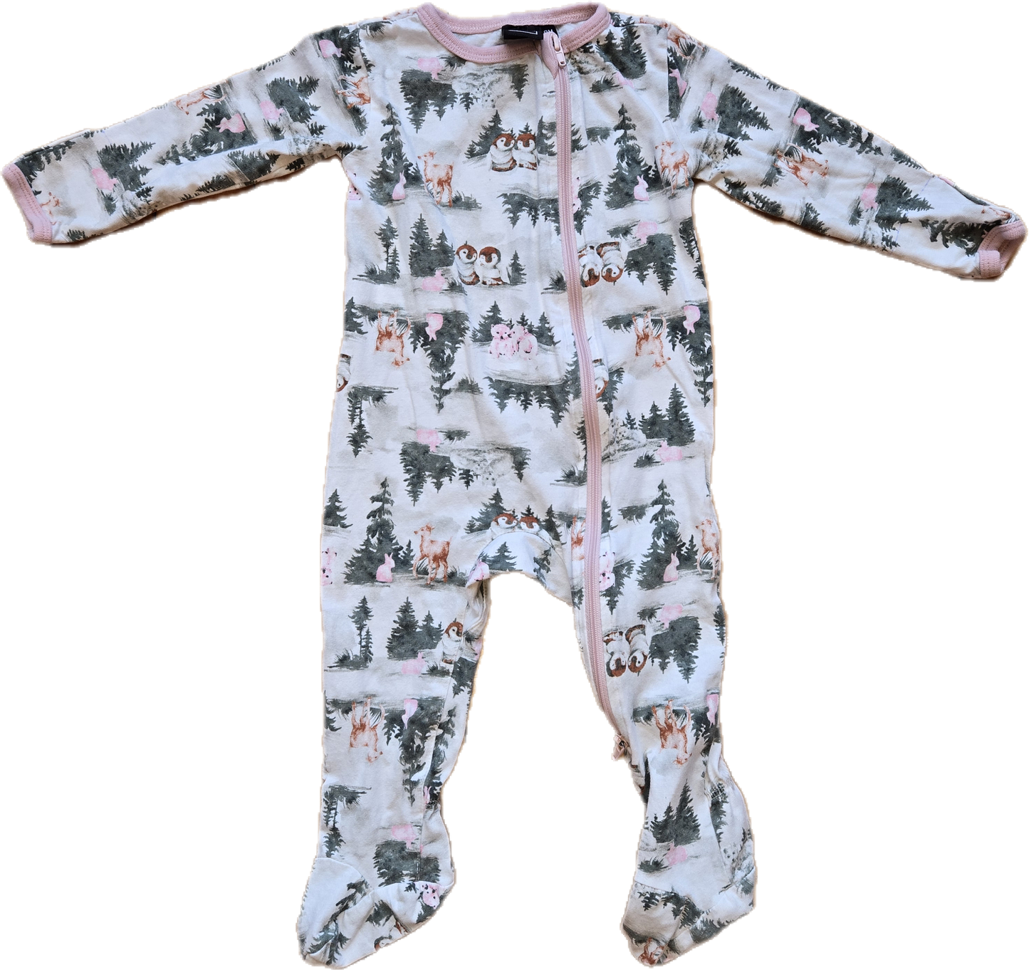 F - Pyjama forêt- 9 mois