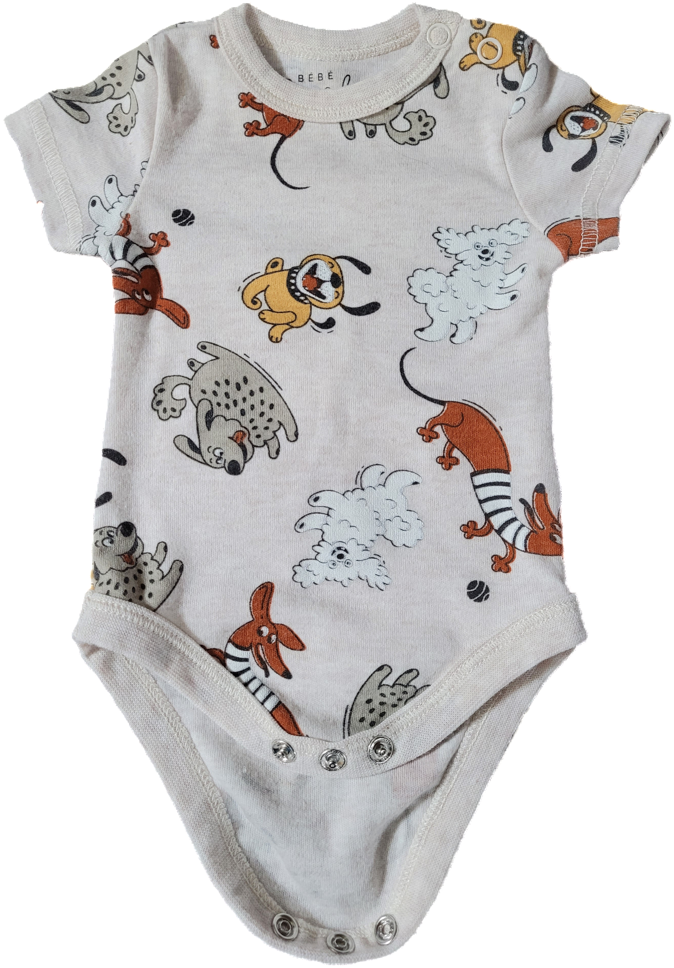 G/F - Cache-couche chiens colorés N-N -Neuf