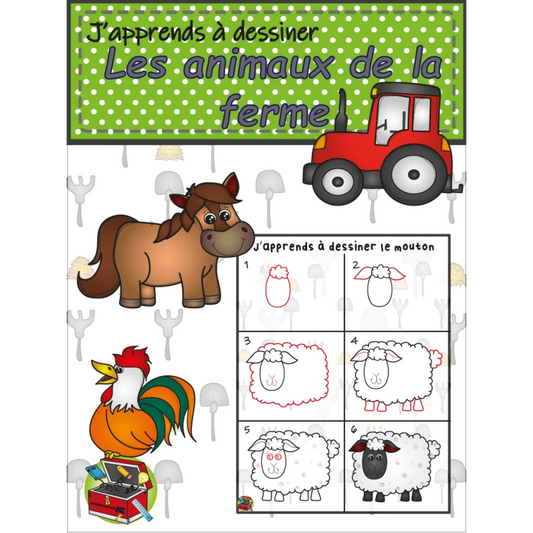 J'apprends à dessiner : la ferme