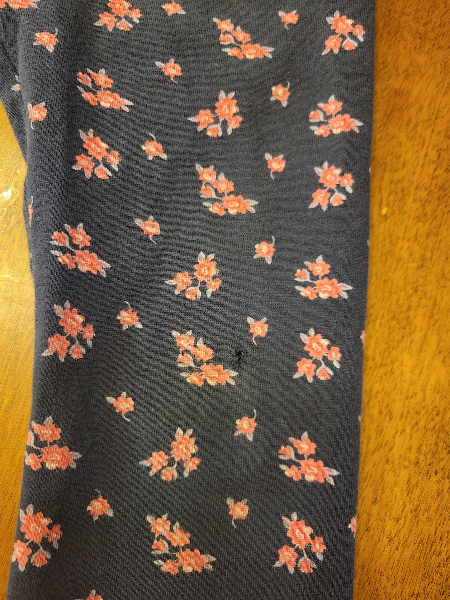 F - Pantalon fleuri 4/5 ans - imparfait