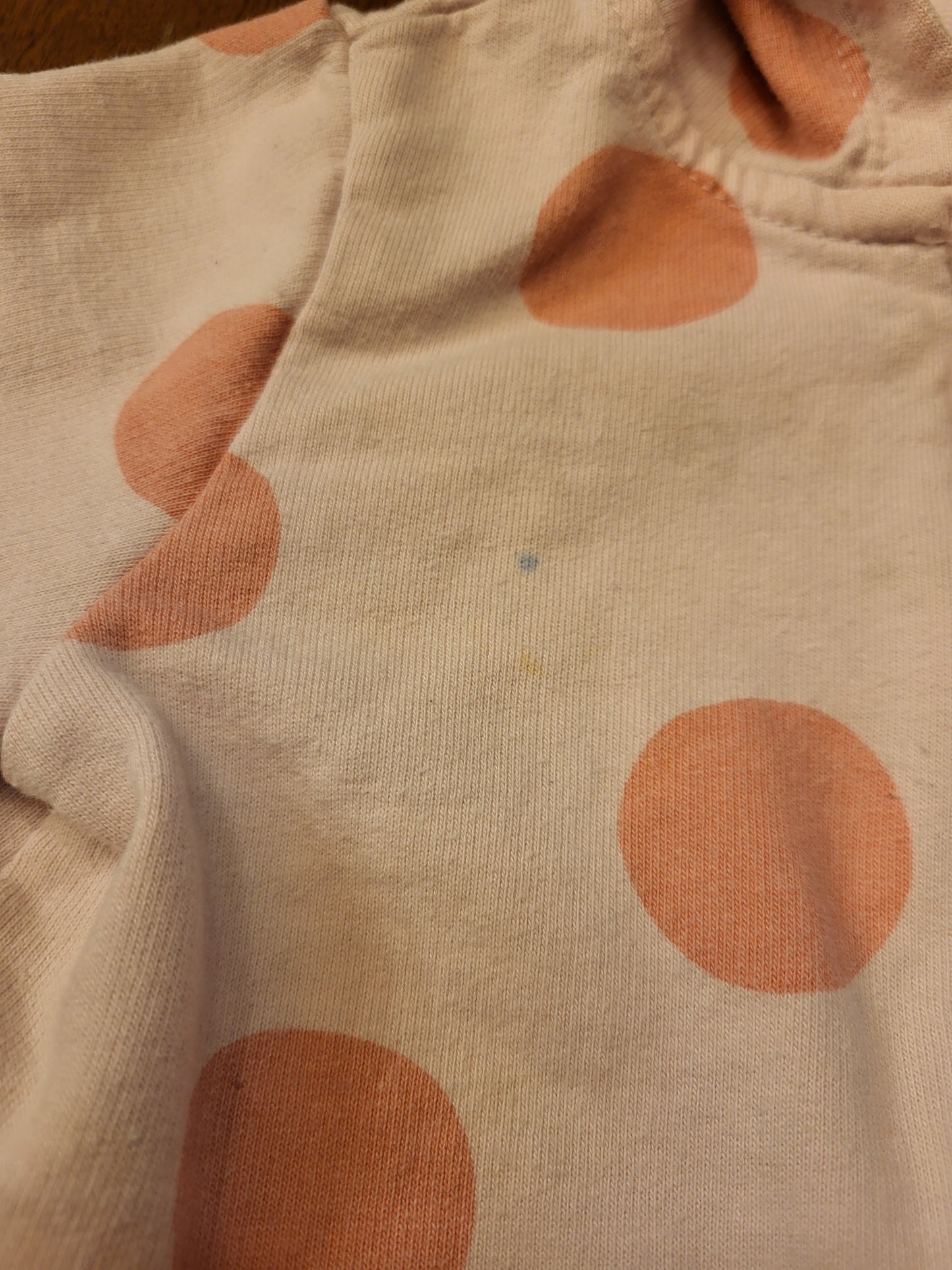 F - Coton zipper imparfait - 18 mois (taché)