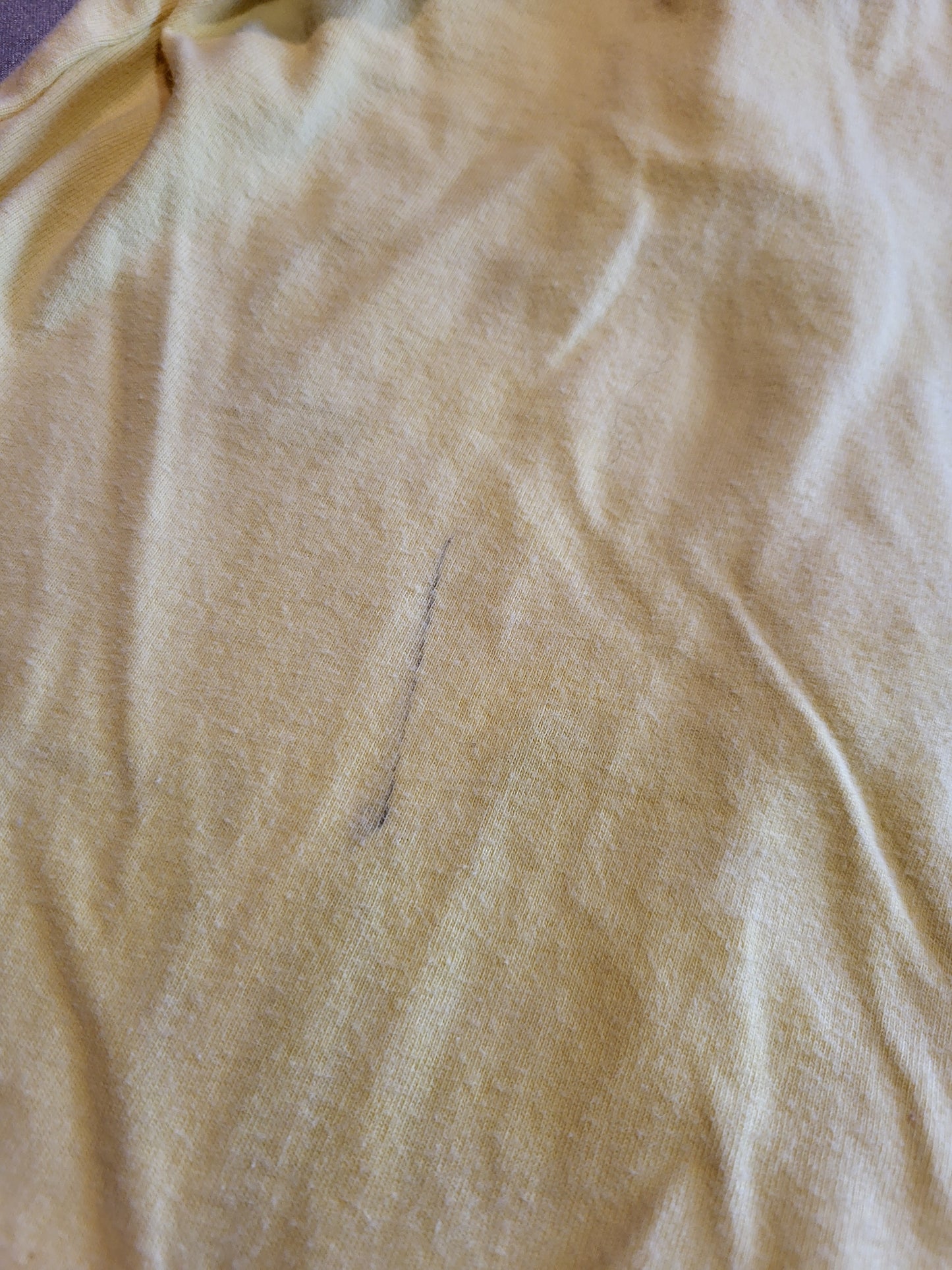 G / F - Barboteuse jaune singe imparfait - 6/12 mois