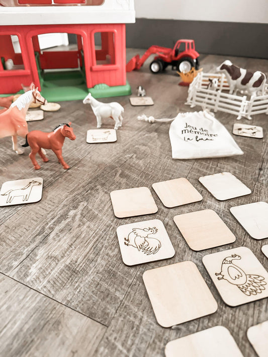 Jeu de mémoire : La ferme Filou&moi