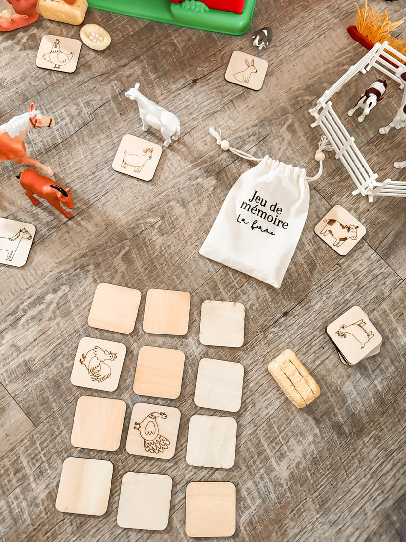 Jeu de mémoire : La ferme Filou&moi