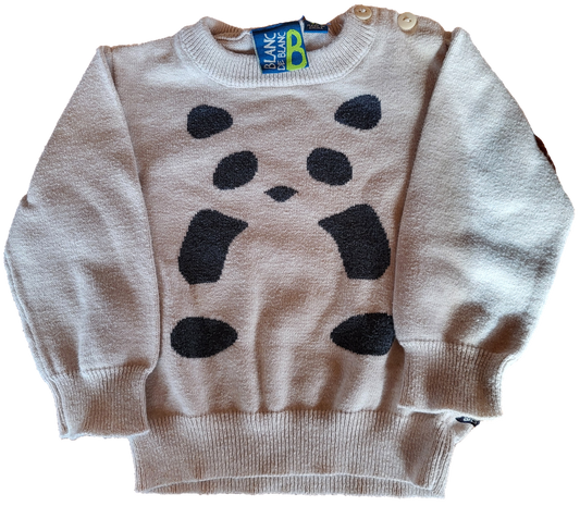 G- Chandail manche longues, Panda 9 mois