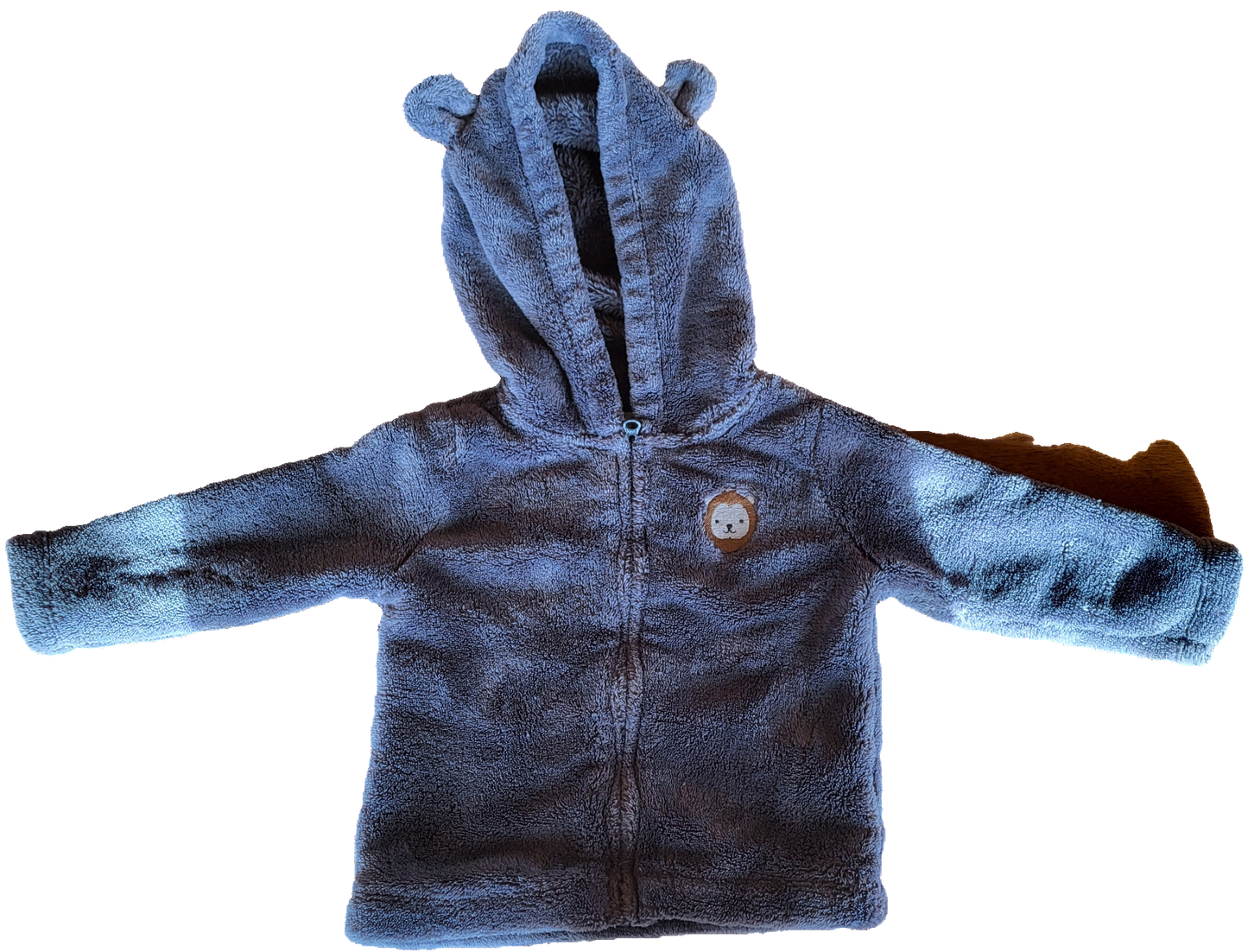 G- Coton à zipper, Lion 6-9 mois