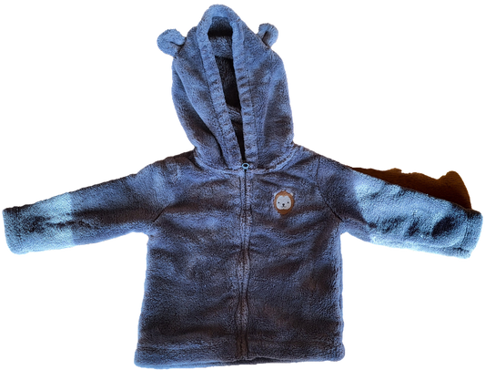 G- Coton à zipper, Lion 6-9 mois