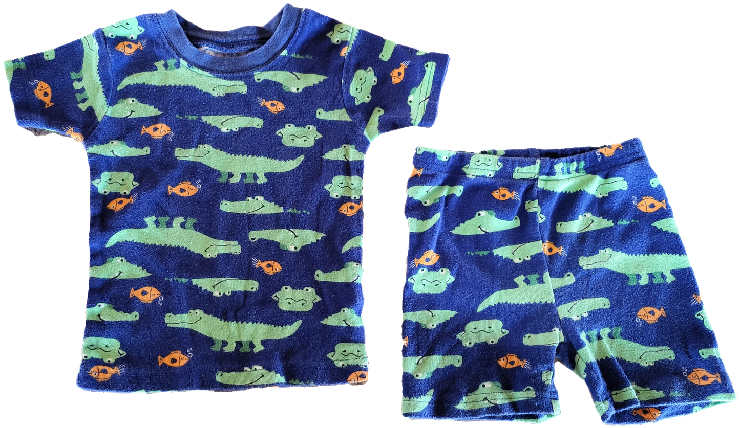 G- Ensemble été crocodiles - 18 mois