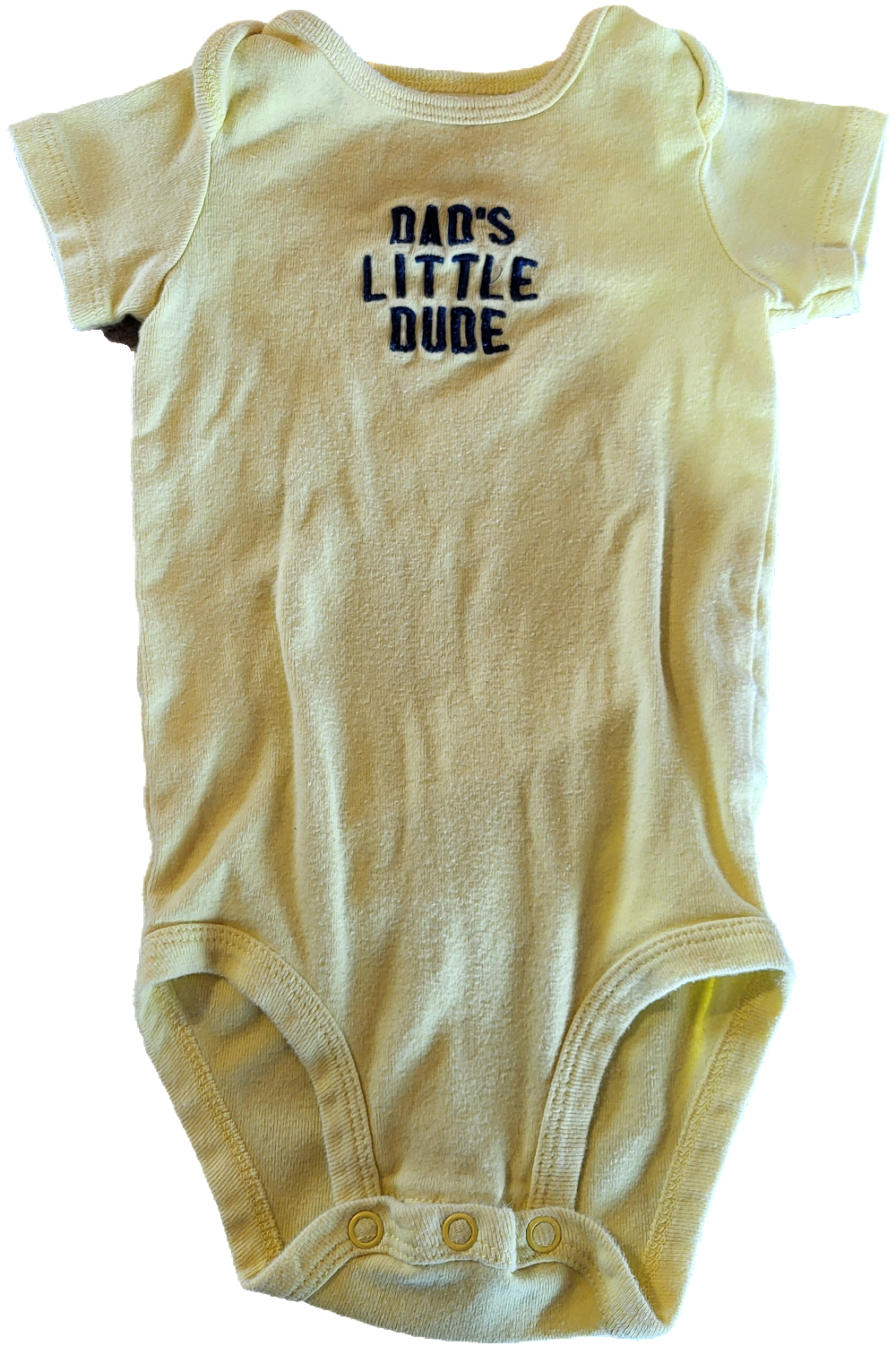 G- Cache-couche court jaune - 9 mois