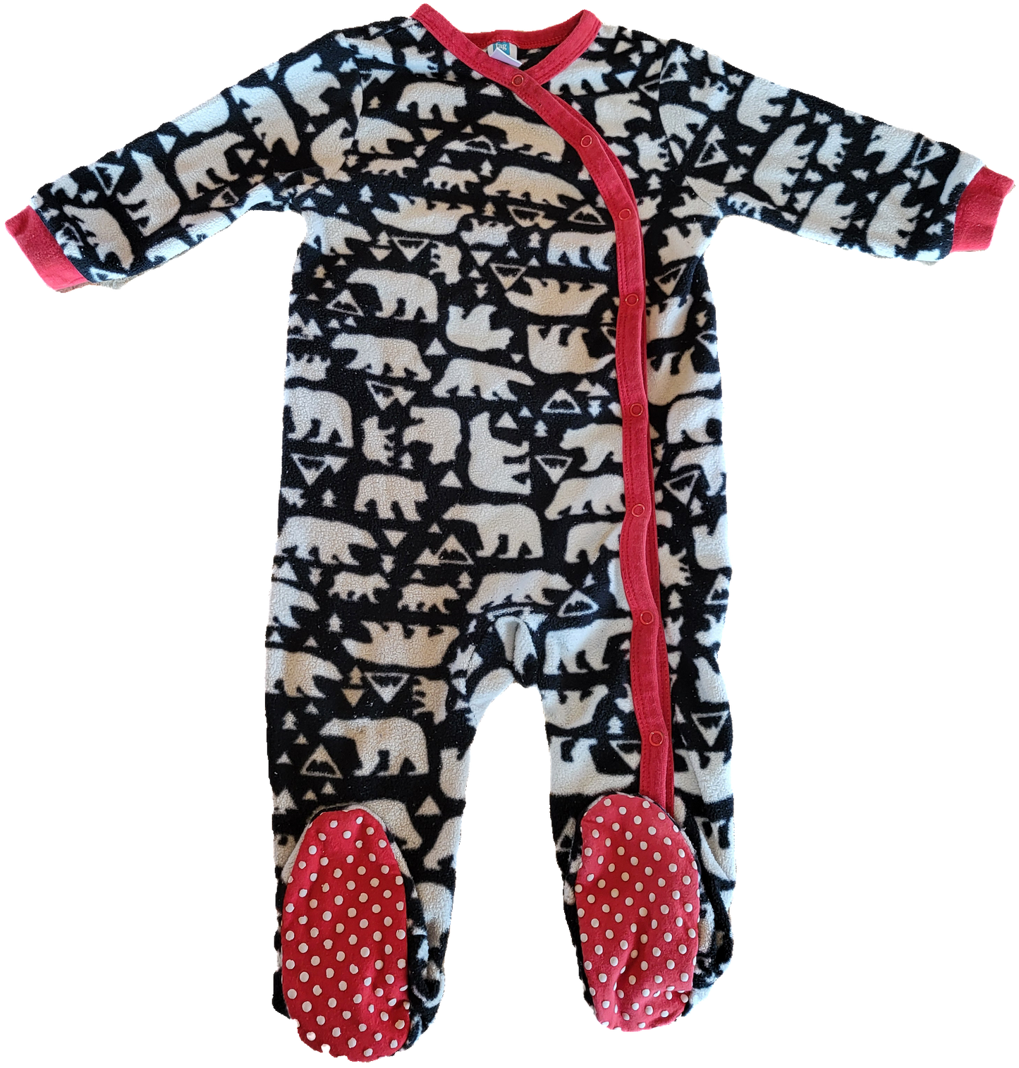 Pyjamas ours hiver  - 12 mois