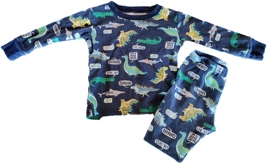 G- Pyjamas dino 2 morceaux- 18 mois