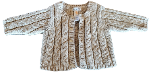 Veste beige - 6/9 mois
