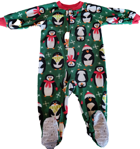 G/F - Pyjama hiver pingouin - 12 mois