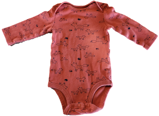 G/F - Cache-couche renard orange - 3/6 mois