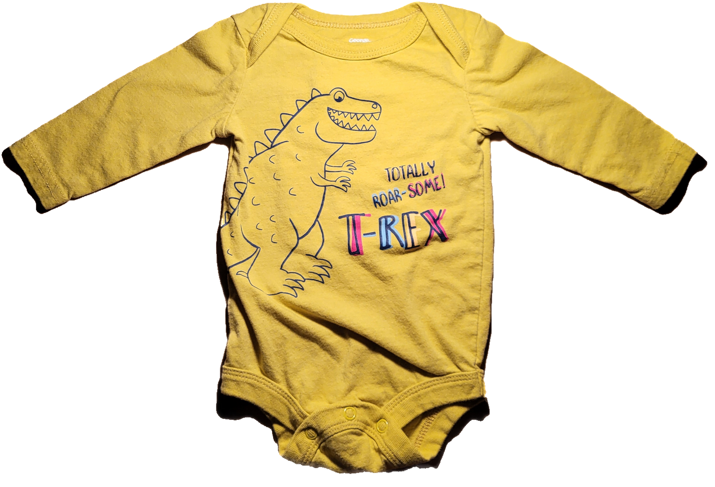 G- Cache-couche jaune manches longues - 0/3 mois