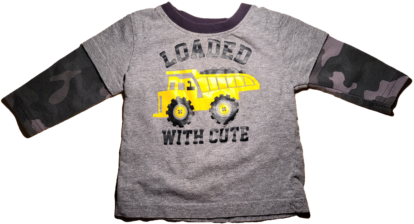 G- Chandail manches longues - 3/6 mois