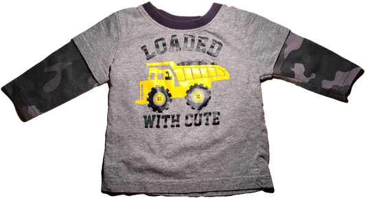 G- Chandail manches longues - 3/6 mois