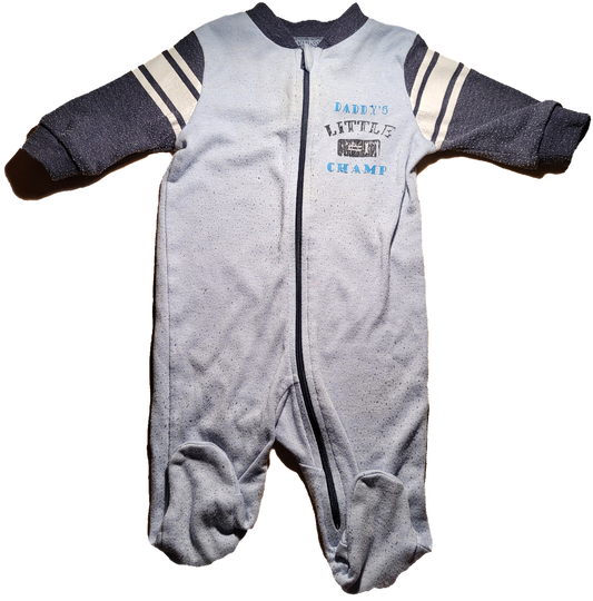 G- Pyjama bleu - 0/3 mois