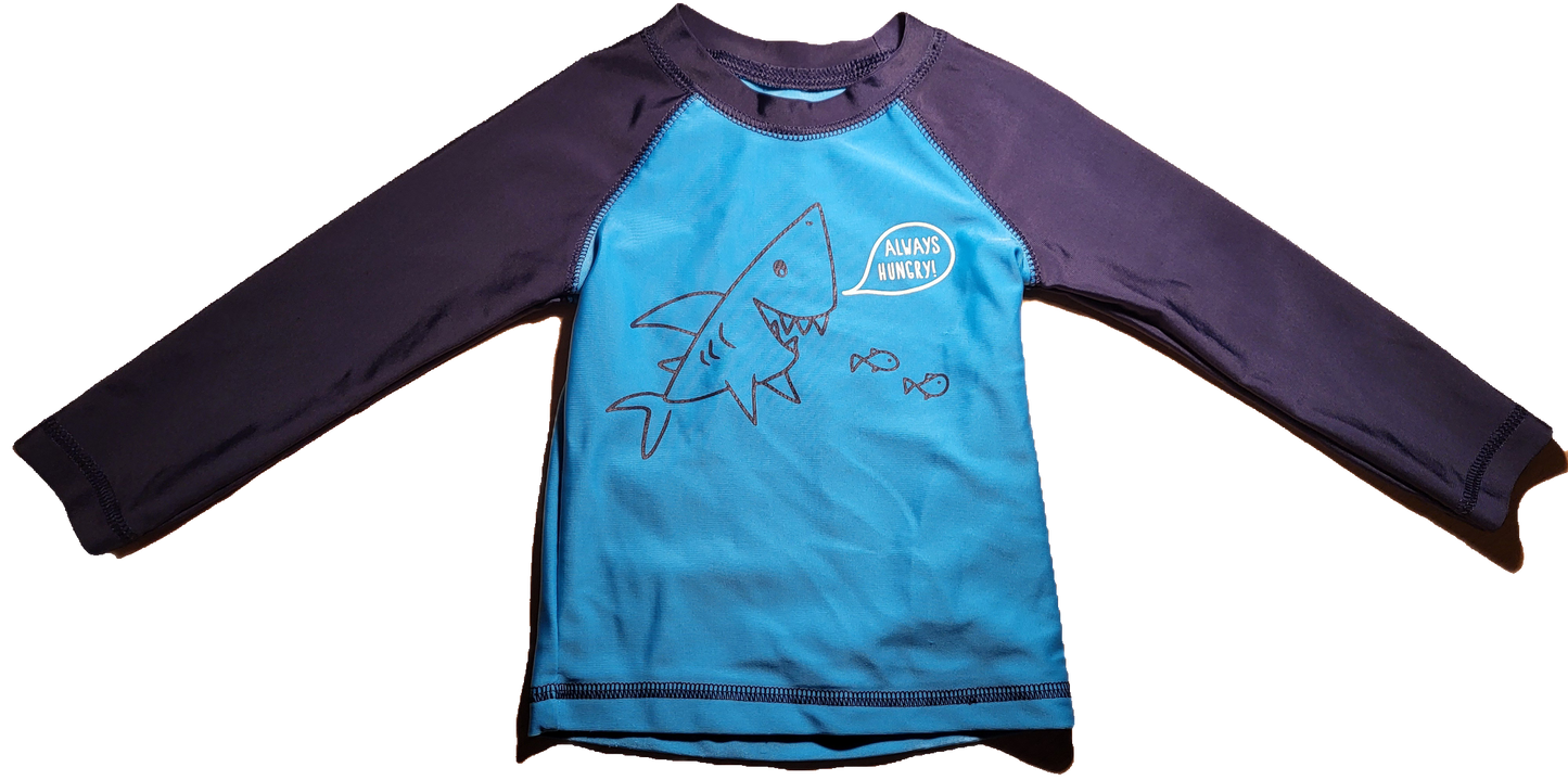 G/F - Chandail manche longues de piscine - 12/18 mois