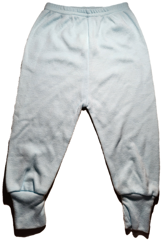 G- Pantalon - 3/6 mois (bleu pâle)