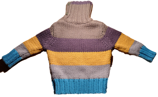 G- Pull rayé coloré - 18 mois